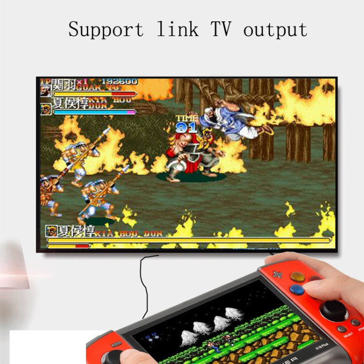 X19 Plus 5.1インチスクリーン ハンドヘルドゲーム機 8GBメモリ TFカード拡張＆AV出力対応 X19 Plus / レッド+イエロー X19 Plus / レッド X19 Plus / レッド+ブルー