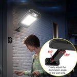 ソーラー壁掛けライト 屋外防水 人感センサー付き ガーデン照明 家庭用街灯, 6 x 20LED, 4 x 32LED, 8 x 16LED, 6 x 25COB, 4 x 40COB, 8 x 20COB, 6 x 20LED リモコン付き, 8 x 16LED リモコン付き, 4 x 32LED リモコン付き