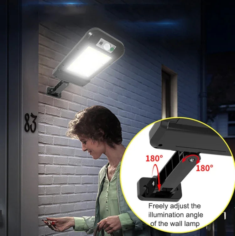 ソーラー壁掛けライト 屋外防水 人感センサー付き ガーデン照明 家庭用街灯, 6 x 20LED, 4 x 32LED, 8 x 16LED, 6 x 25COB, 4 x 40COB, 8 x 20COB, 6 x 20LED リモコン付き, 8 x 16LED リモコン付き, 4 x 32LED リモコン付き