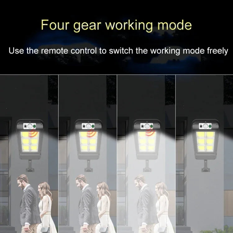 ソーラー壁掛けライト 屋外防水 人感センサー付き ガーデン照明 家庭用街灯, 6 x 20LED, 4 x 32LED, 8 x 16LED, 6 x 25COB, 4 x 40COB, 8 x 20COB, 6 x 20LED リモコン付き, 8 x 16LED リモコン付き, 4 x 32LED リモコン付き
