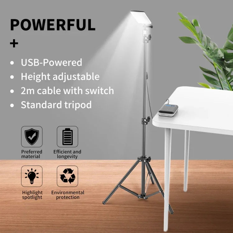 Multifunctional Portable Outdoor Camping Lamp Adjustable Bracket Work Lamp