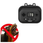 ペット用品 超音波バークストッパー 犬トレーナー 室内外用 犬撃退器, ブラック スマートエディション