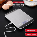 ステンレス製小型食品電子スケール キッチン用ポータブルベーキング電子スケール 5kg/1g（電池式ホワイト）、5kg/1g（電池式ブラック）、10kg/1g（電池式ホワイト）、5kg/1g（充電式ホワイト）、10kg/1g（充電式ホワイト）