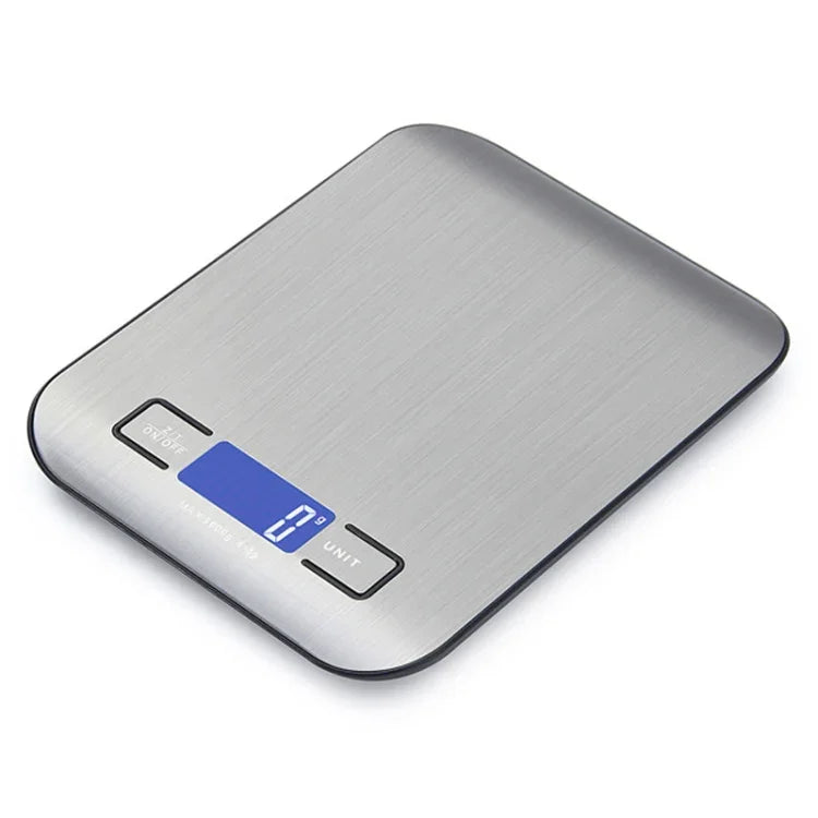 ステンレス製小型食品電子スケール キッチン用ポータブルベーキング電子スケール 5kg/1g（電池式ホワイト）、5kg/1g（電池式ブラック）、10kg/1g（電池式ホワイト）、5kg/1g（充電式ホワイト）、10kg/1g（充電式ホワイト）