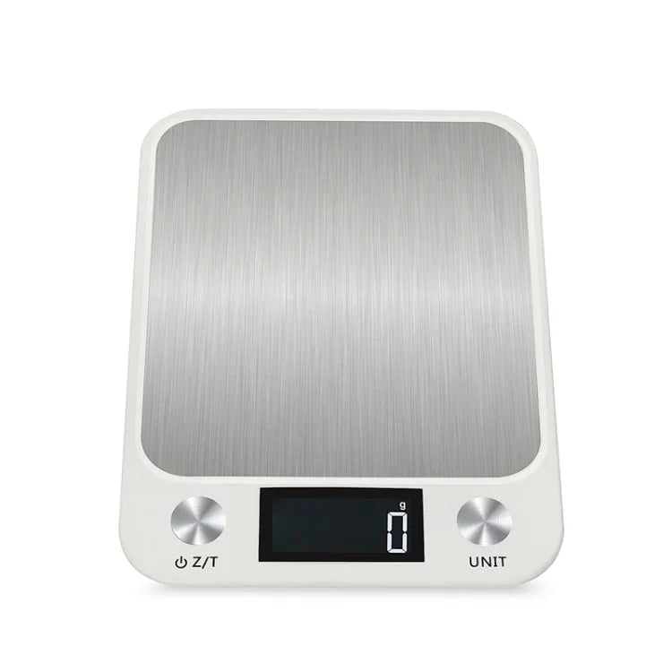 小型キッチン食品スケール ステンレス製電子キッチンスケール 5kg/1g（ブラック）、10kg/1g（ブラック）、5kg/1g（ホワイト）、10kg/1g（ホワイト）