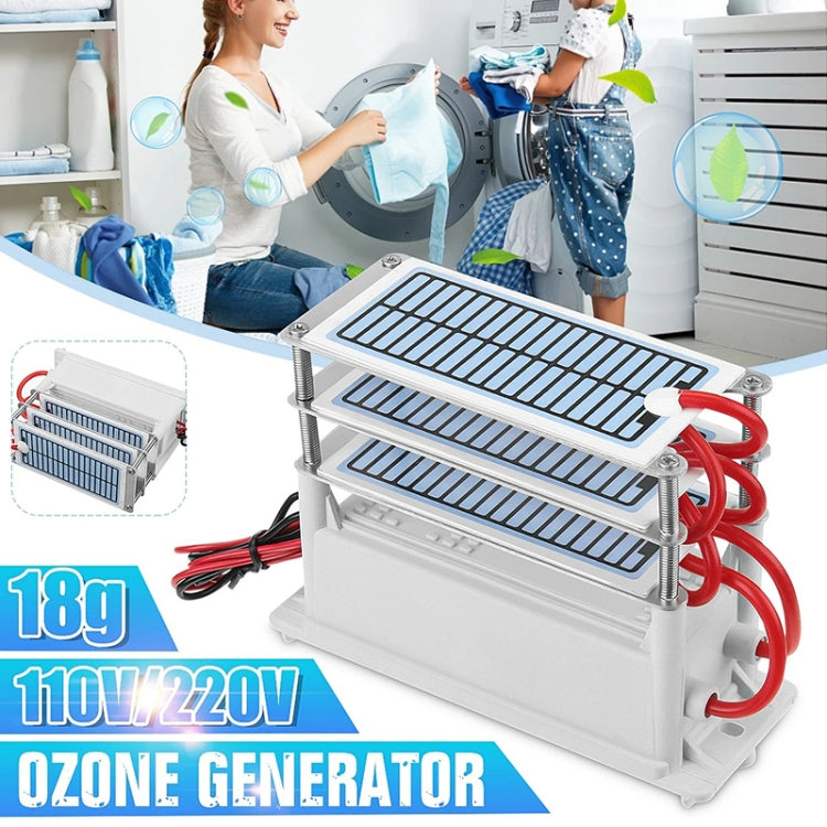 AZ-18G-C 18G 一体型 オゾン発生器 長寿命コーティング 防湿 セラミック 3枚 空気清浄機 殺菌 活性酸素清浄機、AC 110V 18G、AC 220V 18G