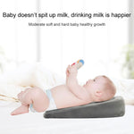 メモリーフォーム乳児用三角傾斜クッション 妊婦用新生児授乳枕、クリスタルソフトグレー、ダイヤモンドラティスホワイト、クリスタルソフトブラック