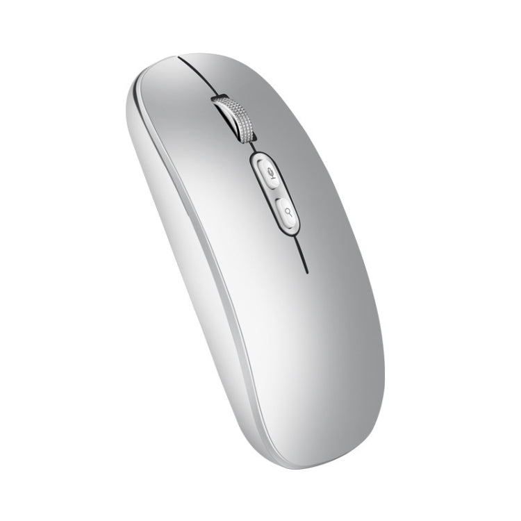 M103 1600DPI 5キー 2.4G ワイヤレスマウス 充電式 AIインテリジェント音声オフィスマウス 28言語対応 ホワイト、ブラック、シルバー、ローズゴールド、グレー