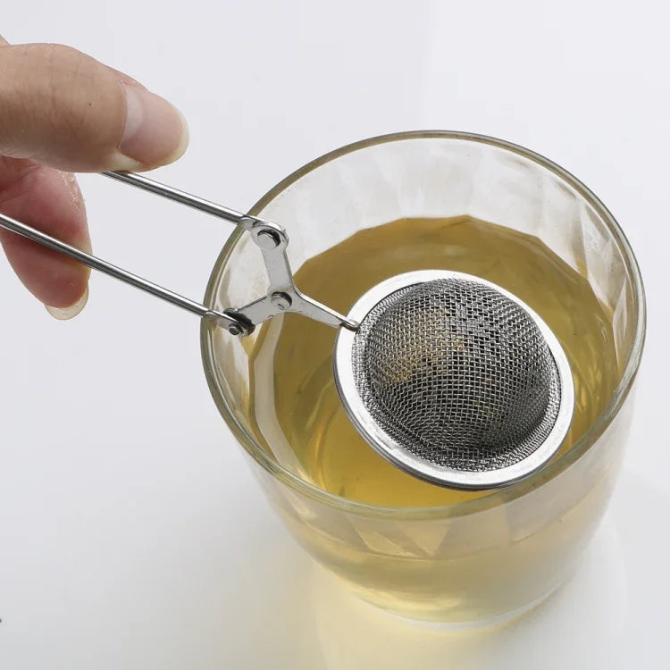 2個セット ステンレス製球形メッシュティーストレーナー コーヒー ハーブ スパイスフィルター ティーインフューザー、ステンレス製