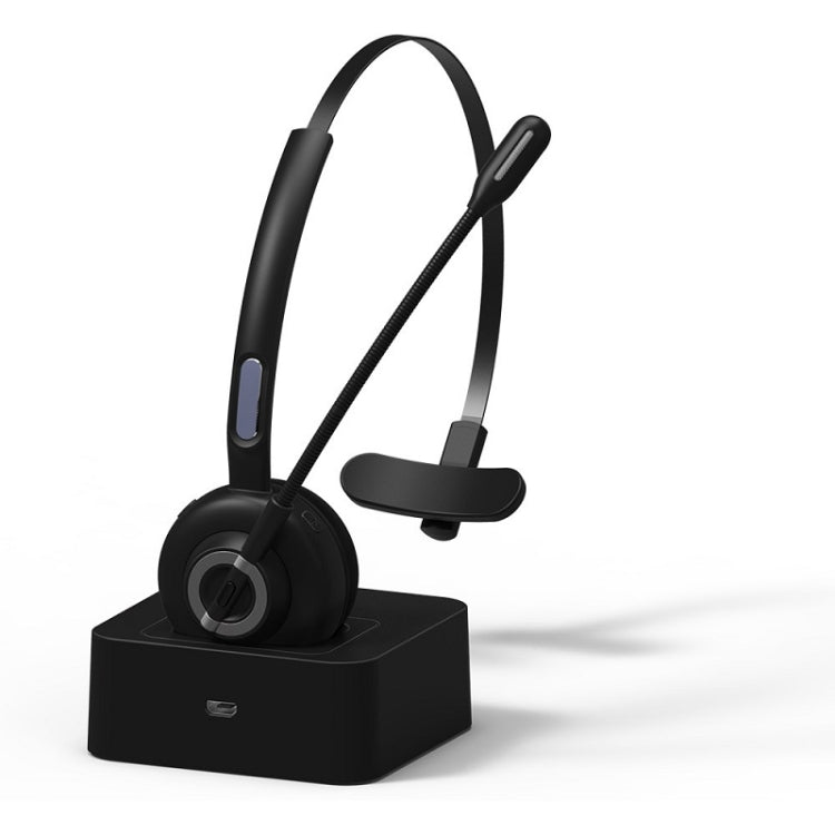 M97 Bluetooth 5.0 ヘッドセット モノラル Bluetoothイヤホン 充電ベース付き