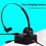 M97 Bluetooth 5.0 ヘッドセット モノラル Bluetoothイヤホン 充電ベース付き