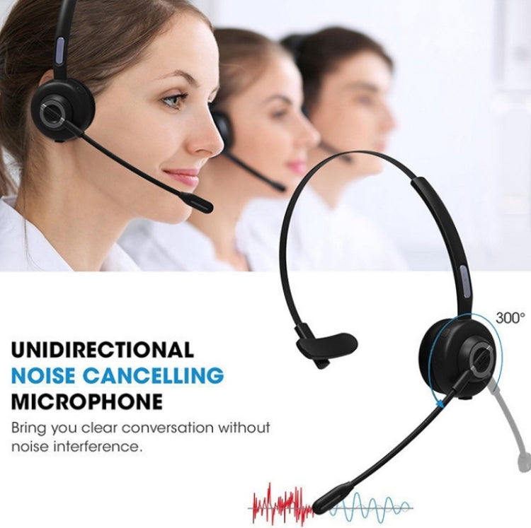 M97 Bluetooth 5.0 ヘッドセット モノラル Bluetoothイヤホン 充電ベース付き