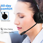 M97 Bluetooth 5.0 ヘッドセット モノラル Bluetoothイヤホン 充電ベース付き