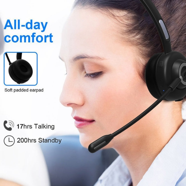 M97 Bluetooth 5.0 ヘッドセット モノラル Bluetoothイヤホン 充電ベース付き