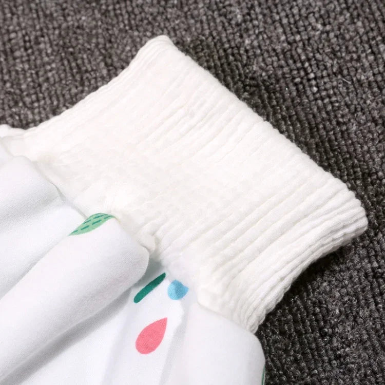 赤ちゃん用防水漏れ防止布おむつ 子供用洗えるコットンクロス おねしょスカートパンツ, L