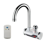 キッチン即熱電気温水蛇口 温水冷水ヒーター EUプラグ、ランプ表示下部給水口、ランプ表示側面給水口、ランプ表示漏電保護下部給水口、ランプ表示漏電保護側面給水口
