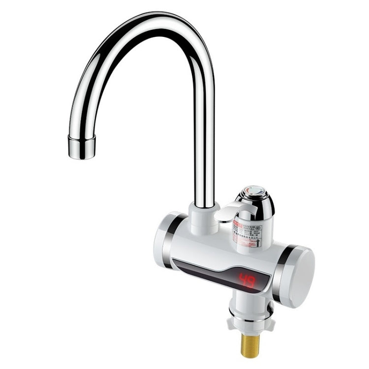 キッチン即熱電気温水蛇口 温水冷水ヒーター EUプラグ、ランプ表示下部給水口、ランプ表示側面給水口、ランプ表示漏電保護下部給水口、ランプ表示漏電保護側面給水口