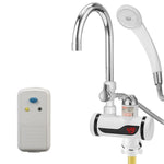 キッチン即熱電気温水蛇口 温水冷水ヒーター EUプラグ、ランプ表示下部給水口、ランプ表示側面給水口、ランプ表示漏電保護下部給水口、ランプ表示漏電保護側面給水口