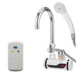 キッチン即熱電気温水蛇口 温水冷水ヒーター EUプラグ、ランプ表示下部給水口、ランプ表示側面給水口、ランプ表示漏電保護下部給水口、ランプ表示漏電保護側面給水口