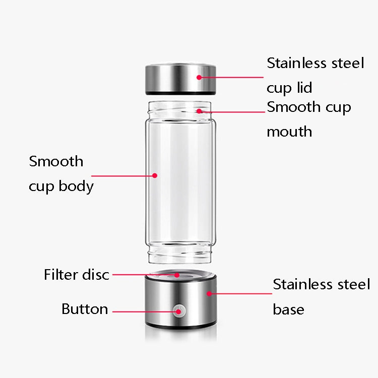 携帯用電解水カップ 水素豊富水カップ、420ml