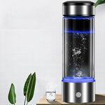 携帯用健康水素豊富水カップ 高濃度マイナスイオン電気分解発生器、450ml
