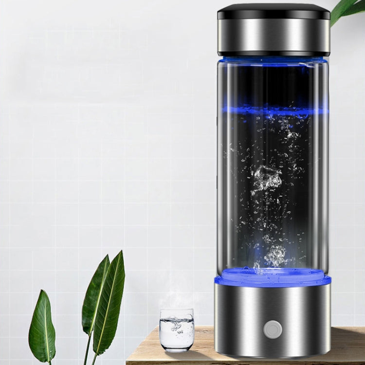 携帯用健康水素豊富水カップ 高濃度マイナスイオン電気分解発生器、450ml