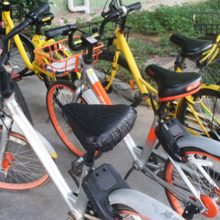 自転車サドル防水カバー 自転車シート PVC防水シートカバー ホットプレス雨カバー、小サイズ10枚、大サイズ10枚