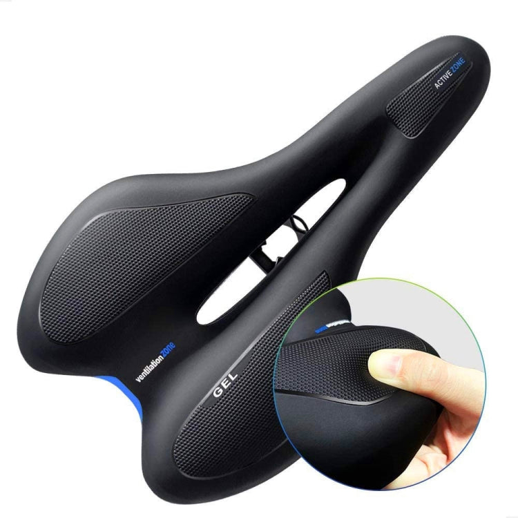 シリコン自転車サドル GEL マウンテンバイクサドル 自転車サドル、ブラックレッド、ブラックイエロー、ブラックブルー
