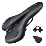 シリコン自転車サドル GEL マウンテンバイクサドル 自転車サドル、ブラックレッド、ブラックイエロー、ブラックブルー
