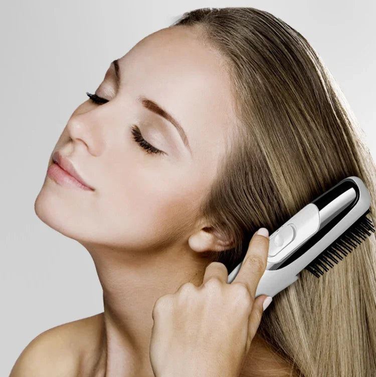 電動マッサージコーム ヘッドマッサージャー ロングヘア ストレートヘアケアコーム