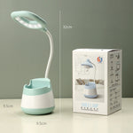 USB Charging LED Desk Light Eye Protection Lamp with Pen Holder and Phone Holder, CS276-1 Pink, CS276-1 Blue, CS276-1 Green, CS276-1 Yellow, CS276-1 Black, CS276-3 Pink, CS276-3  Blue, CS276-3 Green, CS276-3 Yellow, CS276-3 Black, CS276-4 Pink         ...