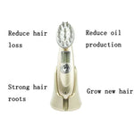 RF ヘアグロースコーム 頭皮オイルコントロール＆脱毛防止マッサージャー 英語マニュアル付き