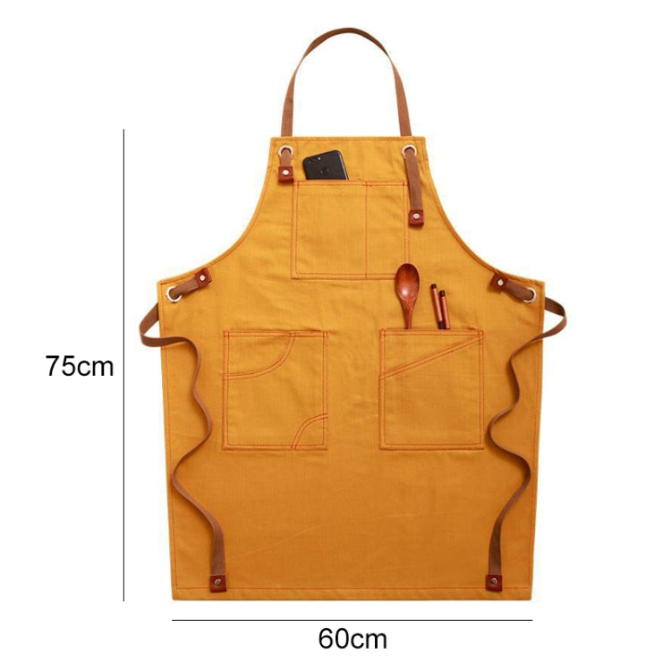 家庭用デニムエプロン バリスタ 花柄ティーショップ バーバーワークウェア、大人用、子供用47cm、子供用57cm