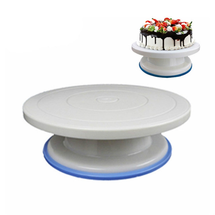 ベーキングツール プラスチックスパチュラ 滑り止めエッジ ケーキデコレーションターンテーブル