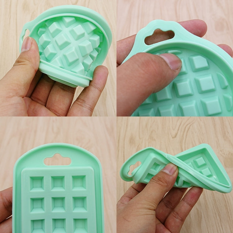 5in1 食品グレードシリコーン ワッフル型 キッチンケーキセット ベーキング用品 赤 緑 ベージュ ピンク