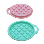 5in1 食品グレードシリコーン ワッフル型 キッチンケーキセット ベーキング用品 赤 緑 ベージュ ピンク