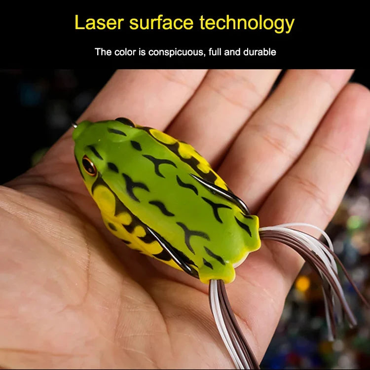 バイオニックサンダーフロッグルアーベイトシミュレーション釣り餌、5.5cm/12g