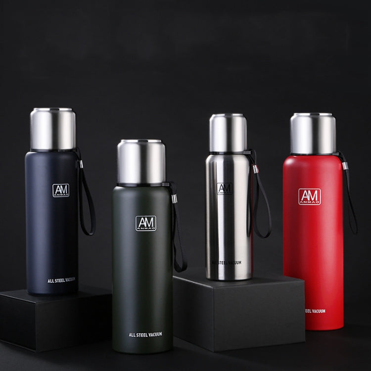 304ステンレス製 保温マグ 大容量 スポーツ用水筒 アウトドア旅行用ポット 500ml、750ml、1000ml、1500ml