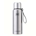 304ステンレス製 保温マグ 大容量 スポーツ用水筒 アウトドア旅行用ポット 500ml、750ml、1000ml、1500ml