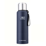 304ステンレス製 保温マグ 大容量 スポーツ用水筒 アウトドア旅行用ポット 500ml、750ml、1000ml、1500ml
