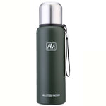 304ステンレス製 保温マグ 大容量 スポーツ用水筒 アウトドア旅行用ポット 500ml、750ml、1000ml、1500ml