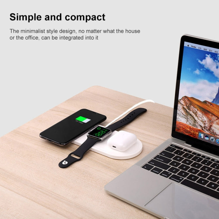 KT-W50A8 3-in-1 10W 多機能ブラケット ワイヤレス充電器 iPhone / iWatch / AirPods対応