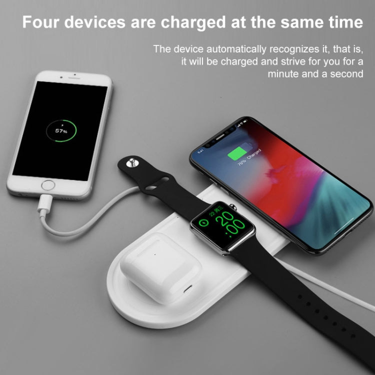 KT-W50A8 3-in-1 10W 多機能ブラケット ワイヤレス充電器 iPhone / iWatch / AirPods対応