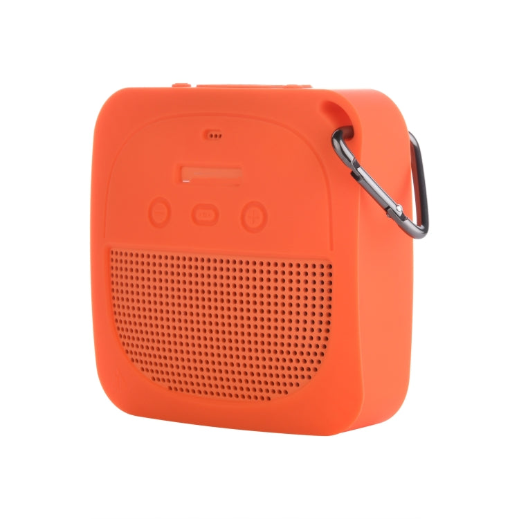 耐衝撃シリコンオーディオ収納保護カバー Bose Soundlink Micro用、シリコンケース オレンジ、シリコンケース ダークグレー