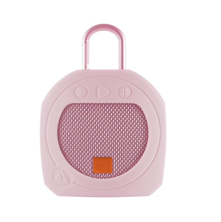 シリコンBluetoothスピーカー保護カバー 耐落下収納カバー JBL Clip 3用、ピンク、ブラック、ミディアムグレー、ダークグレーブルー、ターコイズ