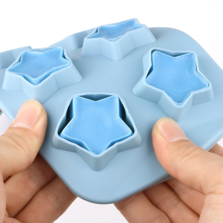 2 PCS Creative Silicone Ice Tray Mold 8 Continuous Mould Home-Made DIY Ice Tray Box, Style:, Brick  (Blue), Brick (Candy Color), Brick  (Jelly), Heart-shaped(Candy Effect), Heart-shaped(Jelly Effect), Five-star (Candy Effect)