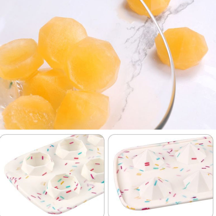 2 PCS Creative Silicone Ice Tray Mold 8 Continuous Mould Home-Made DIY Ice Tray Box, Style:, Brick  (Blue), Brick (Candy Color), Brick  (Jelly), Heart-shaped(Candy Effect), Heart-shaped(Jelly Effect), Five-star (Candy Effect)