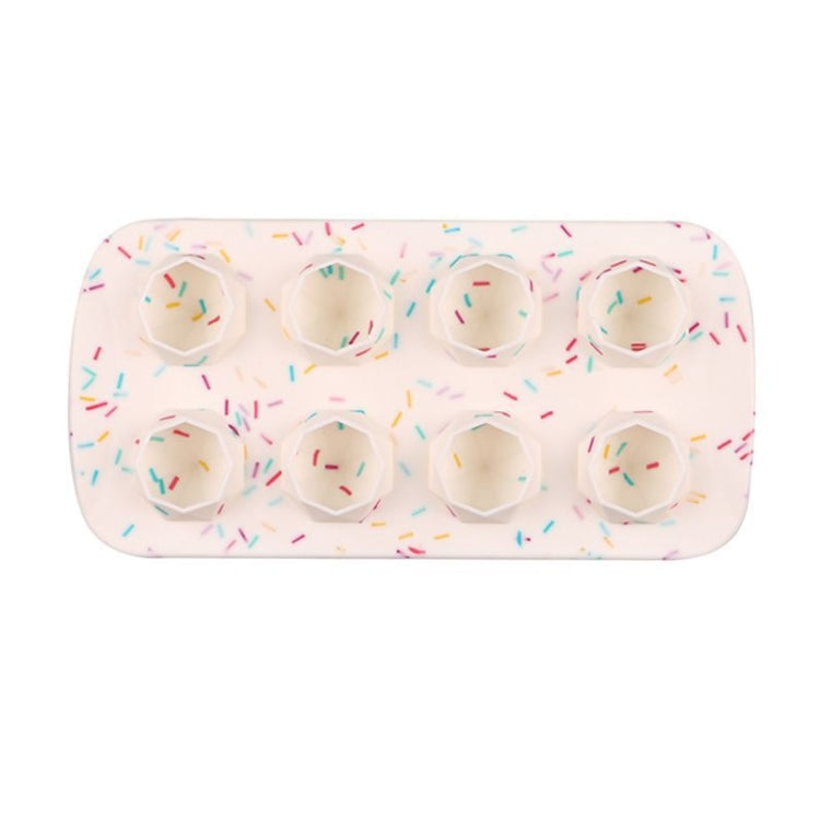 2 PCS Creative Silicone Ice Tray Mold 8 Continuous Mould Home-Made DIY Ice Tray Box, Style:, Brick  (Blue), Brick (Candy Color), Brick  (Jelly), Heart-shaped(Candy Effect), Heart-shaped(Jelly Effect), Five-star (Candy Effect)