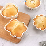 クリエイティブ DIY シリコンケーキカップ マフィンカップ ベーキングモールド スタイル：クマ（マカロンピンク）、花型（マカロングリーン）、花型（マカロンピンク）、花型（キャンディカラー）、中空（マカロンシアン）、中空（マカロンピンク）、中空（キャンディカラー）