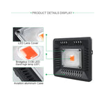 超薄型LED植物ライト、フルスペクトルCOB育成ライト、野菜・果物・花用温室補助ライト プラグなし、50W、100W、150W